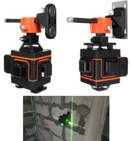 4D 16riadková laserová vodováha BIGSTREN – presný 360° zelený laser