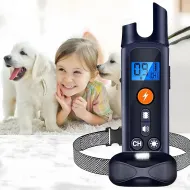 Elektrický výcvikový obojok pre psa RC-K-1337 - vodeodolný, dosah 800 m
