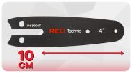 RED TECHNIC RTPR0161 vodiaca lišta 4", 2× reťaz