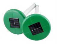 Solárny odpudzovač krtkov 2 ks - zelený