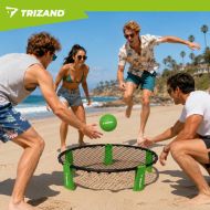 Súprava na mini volejbal Trizand 27554 Roundnet 90 cm s 3 loptičkami a pumpičkou