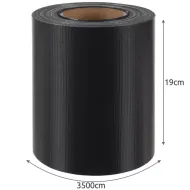 Plotová tieniaca fólia 19 cm x 35 m, 450g/m2, antracit Gardlov 23696