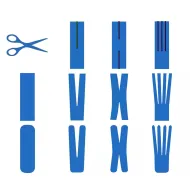 Kinesio Tejp 5 m × 5 cm - Žltá - KINESIOLÓGIA TAPE
