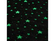 Magická svietiaca deka STARS - šedá - 100cm x 160cm