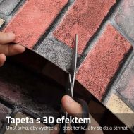 Tapeta v rolke 280 x 50cm - červená tehla