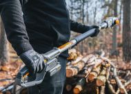 Aku píla na teleskopickej tyči 240 cm Powermat PM-APW-20C - 4 stupne sklonu