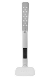 Stolná lampička s displejom 4W biely lesk - stmievateľná, voľba teploty svetla