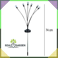 2× Solárna záhradná LED lampa Firefly so súmrakovým senzorom RC-K-1286