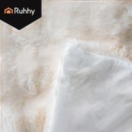 Ruhhy 26493 Biela deka 160×100 cm – mäkká, hrejivá a odolná bez žmolkovania