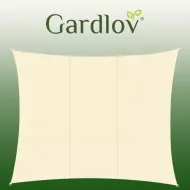 Tieniaca plachta proti slnku 4x3m - béžová Gardlov 23144