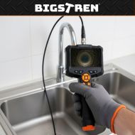 Inšpekčná kamera BIGSTREN 5 m IP67 Full HD - bezdrôtový endoskop s 8 LED a displejom 4,2"