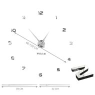 DIY veľké nástenné hodiny Ruhhy 22143