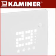 Sklenený elektrický ohrievač KAMINER ZELVA 2500 W – moderné kúrenie s Wi-Fi ovládaním a diaľkovým ov