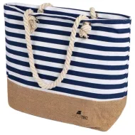 Plážová taška 22 L modro-biela Malatec 21157