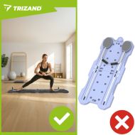 Deska na pilates a jógu TRIZAND – multifunkční fitness trenažér s LCD počítadlem