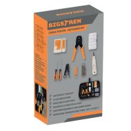 Tester káblov RJ45 / RJ11 + sieťové náradie XXL sada Bigstren 25835