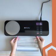 Ruhhy 24756 Vákuová zváračka potravín s váhou 120 W, dvojitá pumpa 80 kPa, rezačka fólia + Vrecká