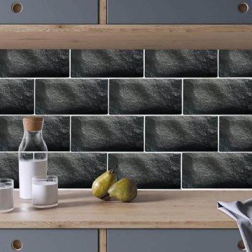 Samolepiace kamenné obklady - čierne
