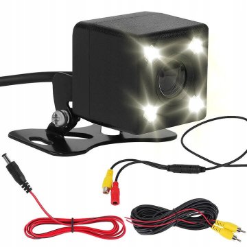 Spätná parkovacia kamera s nočným režimom 4xLED