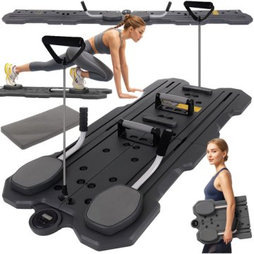 Deska na pilates a jógu TRIZAND – multifunkční fitness trenažér s LCD počítadlem