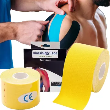 Kinesio Tejp 5 m × 5 cm - Žltá - KINESIOLÓGIA TAPE
