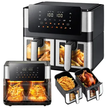 Teplovzdušná fritéza Air Fryer RC-K-2367, 8 l, 2000 W, 2 koše