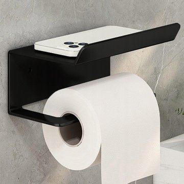 Držiak na toaletný papier s poličkou na telefón TOI-PAP3
