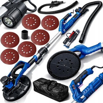 Brúska na sadrokartón 225mm ONDRAGON OD4013 „žirafa“ 2100W LED osvetlenie, nastaviteľná dĺžka