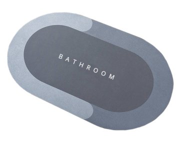 Kúpeľňová absorpčná predložka XL - 50x80 cm ovál