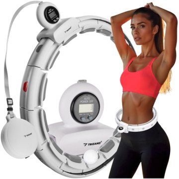 Masážna hula hoop obruč so závažím a digitálnym počítadlom ISO 25254