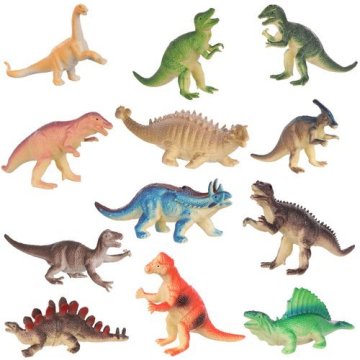 Figúrky Dinosaury súprava 12 ks 12-14 cm Kruzzel