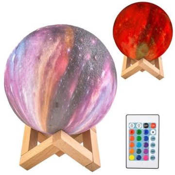 Lampička farebný Mesiac 15cm, 16 farieb ISO 9510