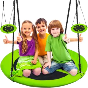 Hojdací kruh hniezdo 100 cm zelený Malatec 23514