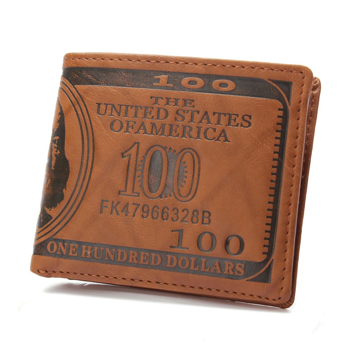 100 Dollars - Hnedá peňaženka 100 Dollars - Hnedá peňaženka