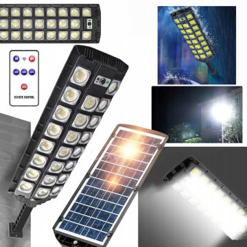 Pouličná solárna lampa s pohybovým senzorom 600 LED 2000W