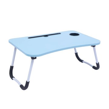 Skladací stolík pod notebook do postele - 60 x 40 cm - Modrý
