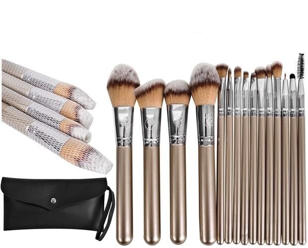 Profesionálne štetce na líčenie Beautylushh - 15 kusov Profesionálne štetce na líčenie Beautylushh - 15 kusov