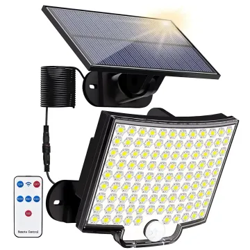 Solárne vonkajšie 106 LED COB osvetlenie, IP65, pohybový senzor