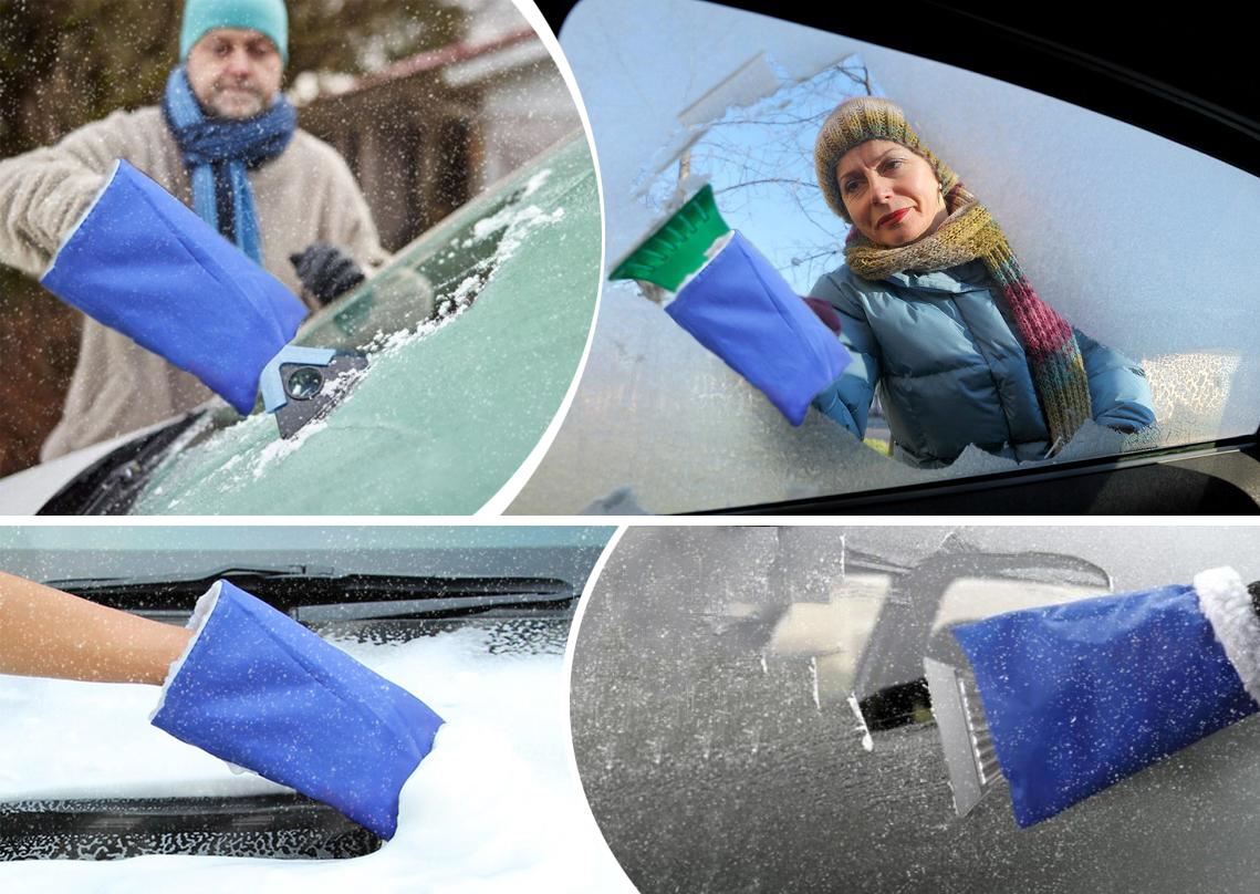 Autoškrabka s teplou rukavicou Autoškrabka s teplou rukavicou