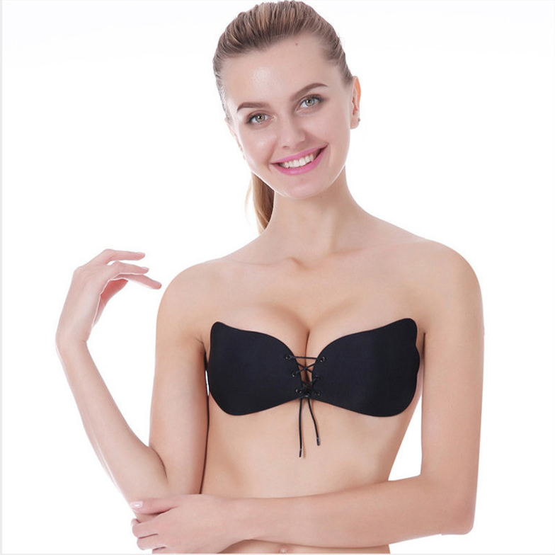 Samodržiace push-up podprsenka - Elegant Čierna Samodržiace push-up podprsenka - Elegant Čierna