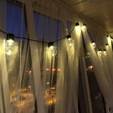 Svetelná reťaz do interiéru - žiarovky