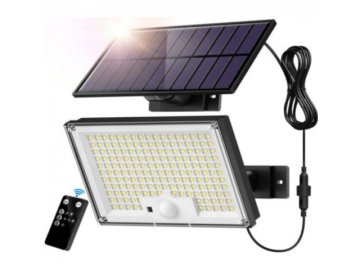 EB360 Solárna LED lampa so senzorom pohybu a diaľkovým ovládaním
