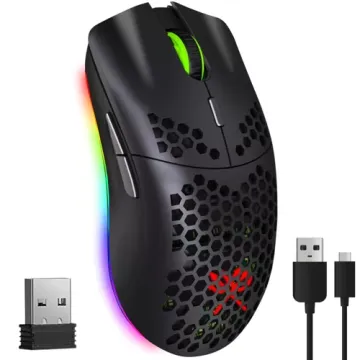 Bezdrôtová dobíjacia herná myš 2400 DPI USB Dunmoon 19495