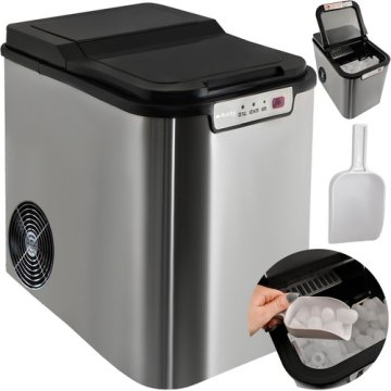 Ruhhy K5537 Výrobník ľadu – 12 kg ľadu za 24 hodín