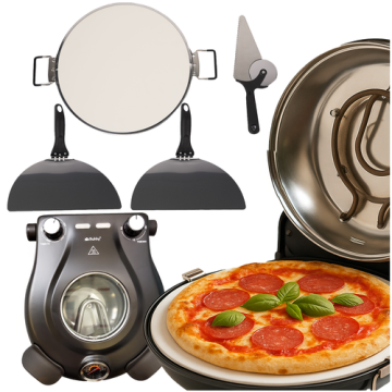 Elektrická domáca pec na pizzu 1200W Ruhhy 26050
